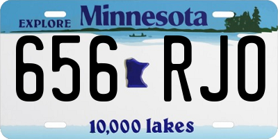 MN license plate 656RJO