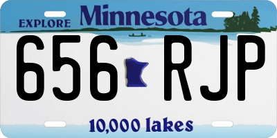 MN license plate 656RJP