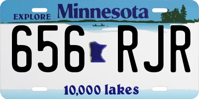 MN license plate 656RJR