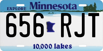MN license plate 656RJT
