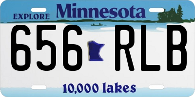 MN license plate 656RLB