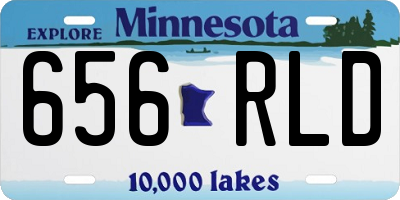 MN license plate 656RLD