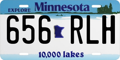 MN license plate 656RLH
