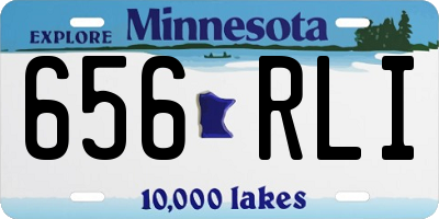 MN license plate 656RLI