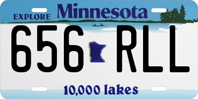 MN license plate 656RLL