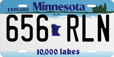 MN license plate 656RLN