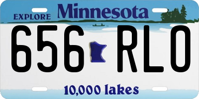 MN license plate 656RLO