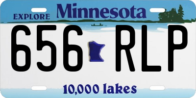 MN license plate 656RLP