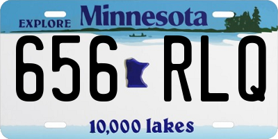 MN license plate 656RLQ