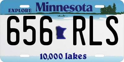 MN license plate 656RLS