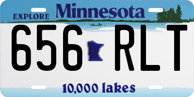 MN license plate 656RLT