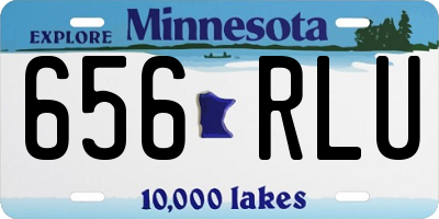 MN license plate 656RLU