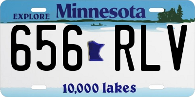 MN license plate 656RLV