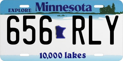 MN license plate 656RLY