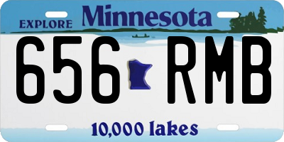 MN license plate 656RMB