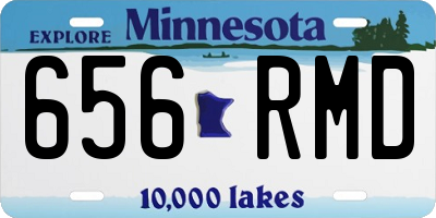 MN license plate 656RMD