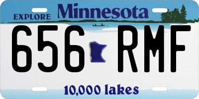 MN license plate 656RMF