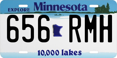 MN license plate 656RMH