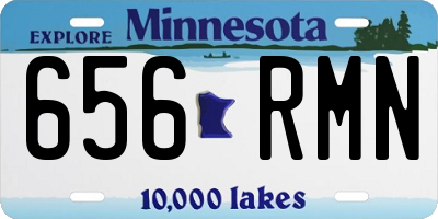 MN license plate 656RMN