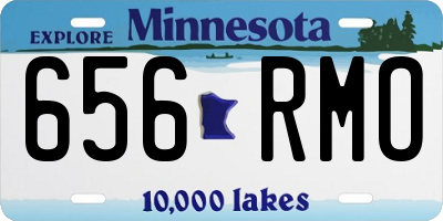 MN license plate 656RMO