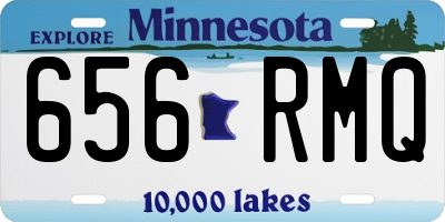 MN license plate 656RMQ