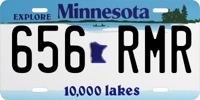MN license plate 656RMR