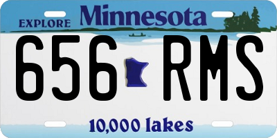 MN license plate 656RMS