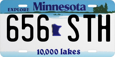 MN license plate 656STH
