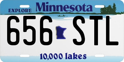 MN license plate 656STL