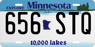 MN license plate 656STQ