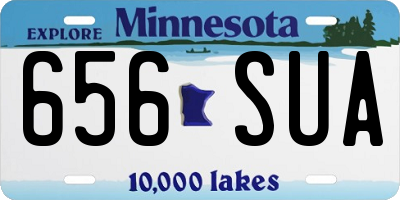 MN license plate 656SUA