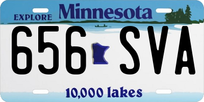 MN license plate 656SVA
