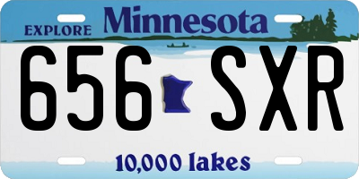 MN license plate 656SXR