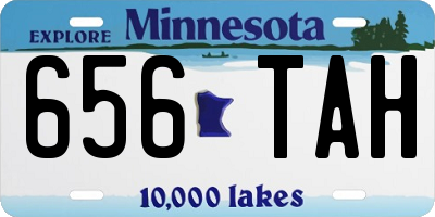 MN license plate 656TAH