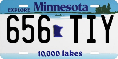 MN license plate 656TIY