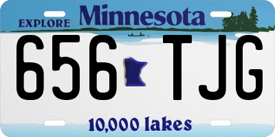 MN license plate 656TJG