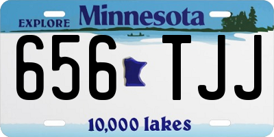 MN license plate 656TJJ