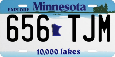 MN license plate 656TJM