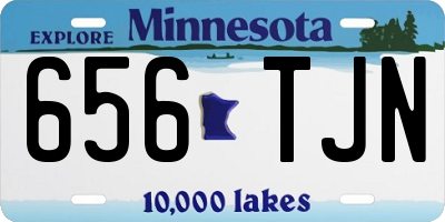 MN license plate 656TJN