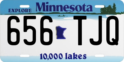 MN license plate 656TJQ