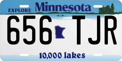 MN license plate 656TJR