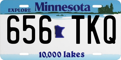 MN license plate 656TKQ