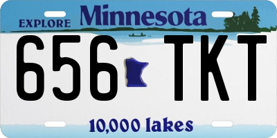 MN license plate 656TKT