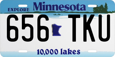 MN license plate 656TKU