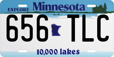 MN license plate 656TLC