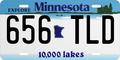 MN license plate 656TLD