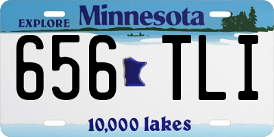 MN license plate 656TLI