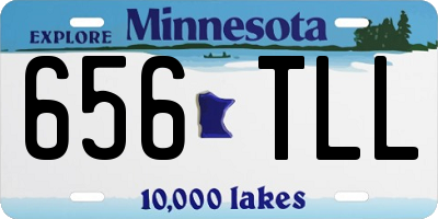 MN license plate 656TLL