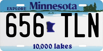 MN license plate 656TLN