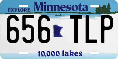 MN license plate 656TLP
